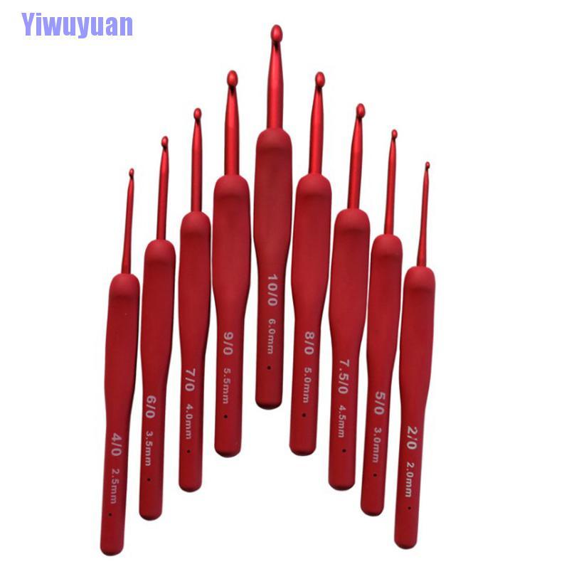 Bộ 9 Cuộn Len Nhôm Màu Đỏ