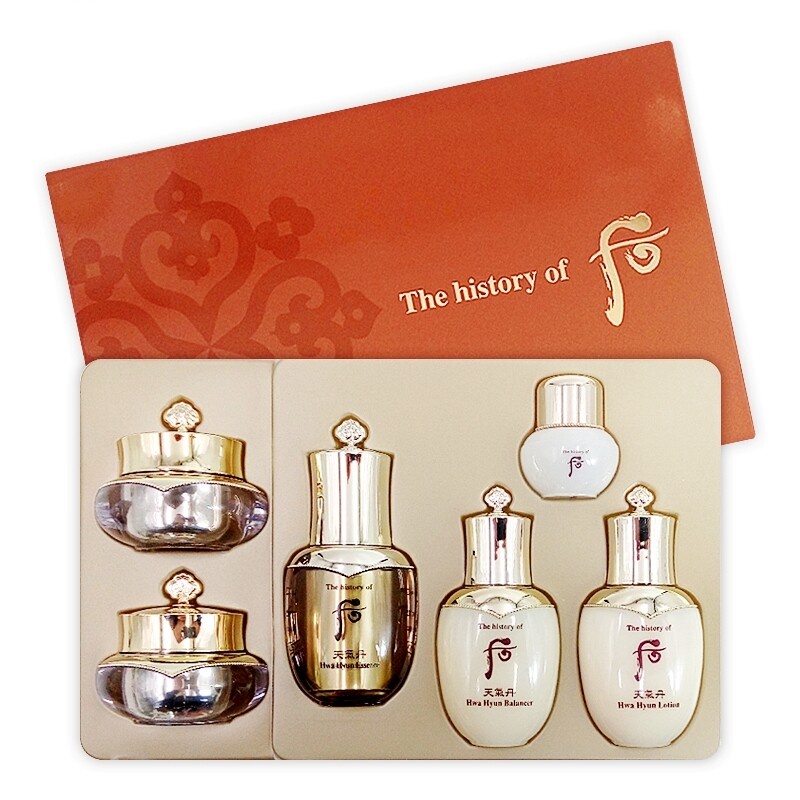 Bộ Sản Phẩm Dưỡng Da Tái Sinh Trẻ Hóa Toàn Diện Làn Da - Whoo Cheongidan Hwahyun Radiant Special Gift Set (6 Items)