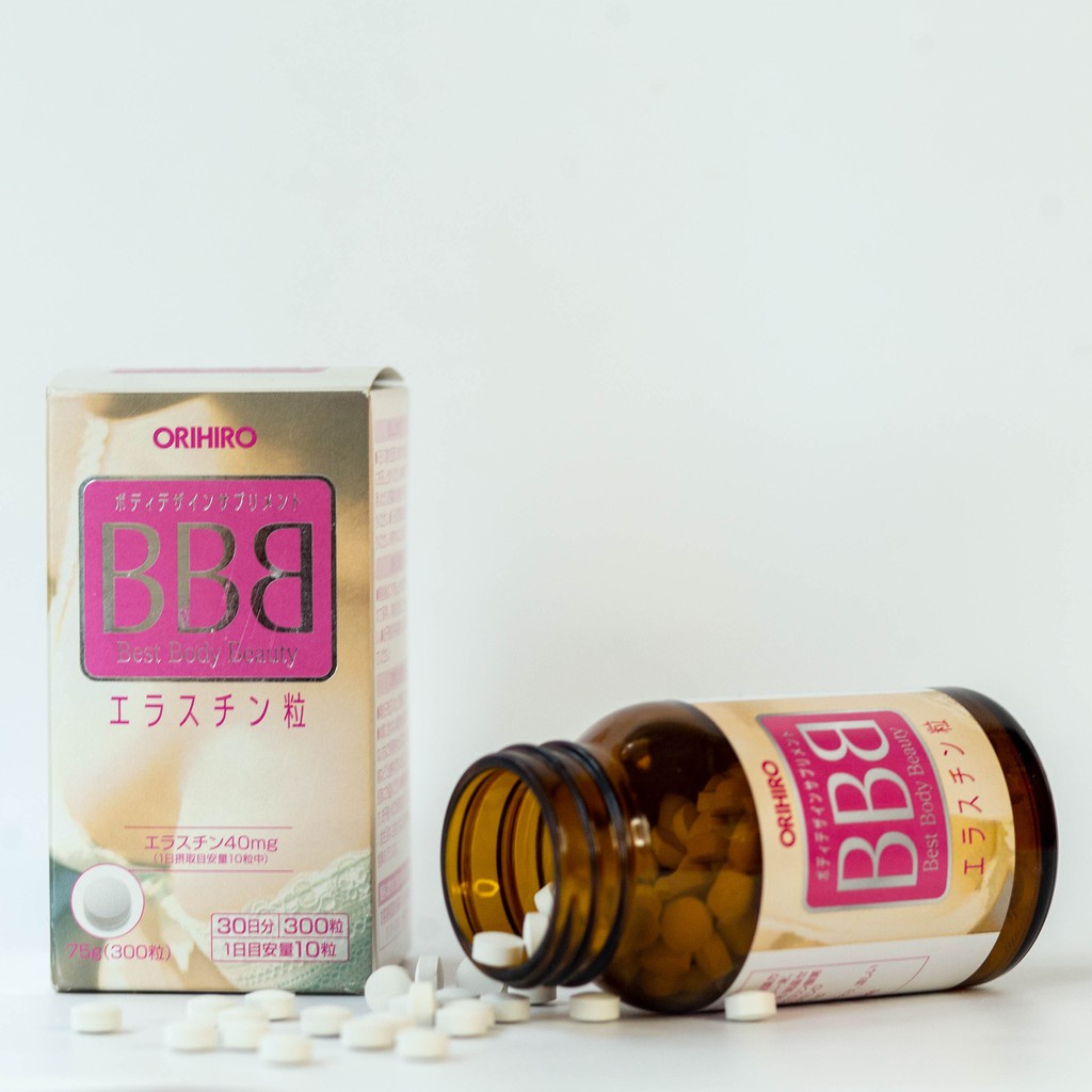 Viên uống nở ngực BBB Best Beauty Body Orihiro hỗ trợ tăng kích thước và săn chắc Nhật Bản 300 viên/hộp