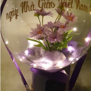[MIỄN PHÍ VẬN CHUYỂN] HOA BÓNG CÚC HỌA MI TÍM