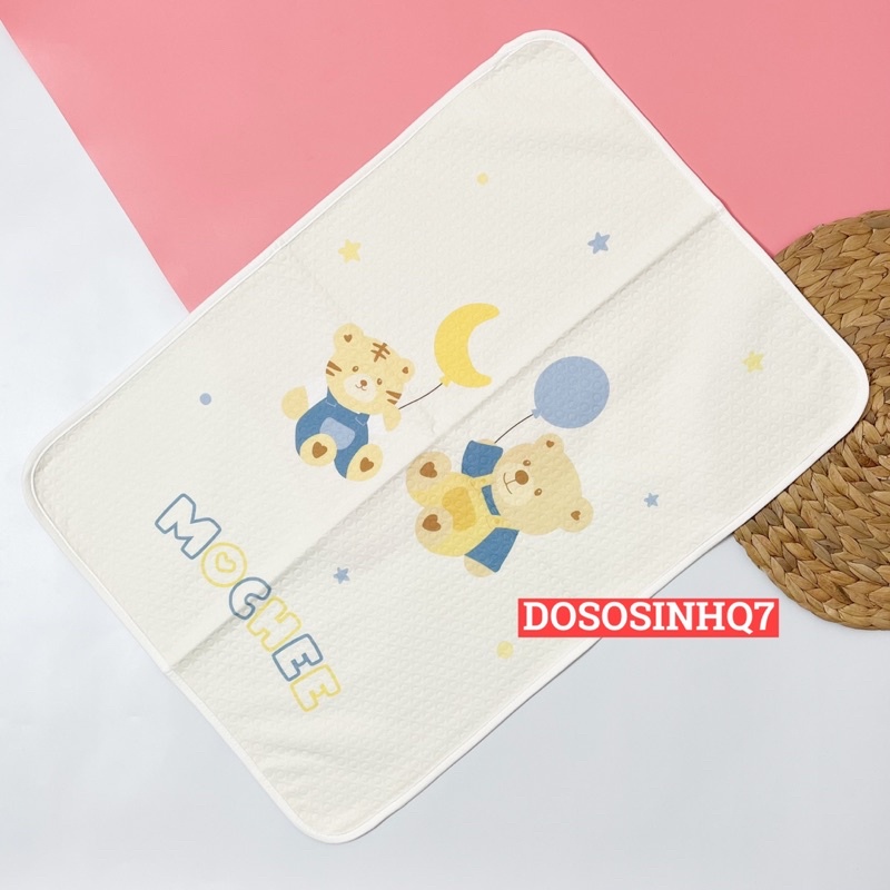 Tấm lót chống thấm cotton cho bé Mochee