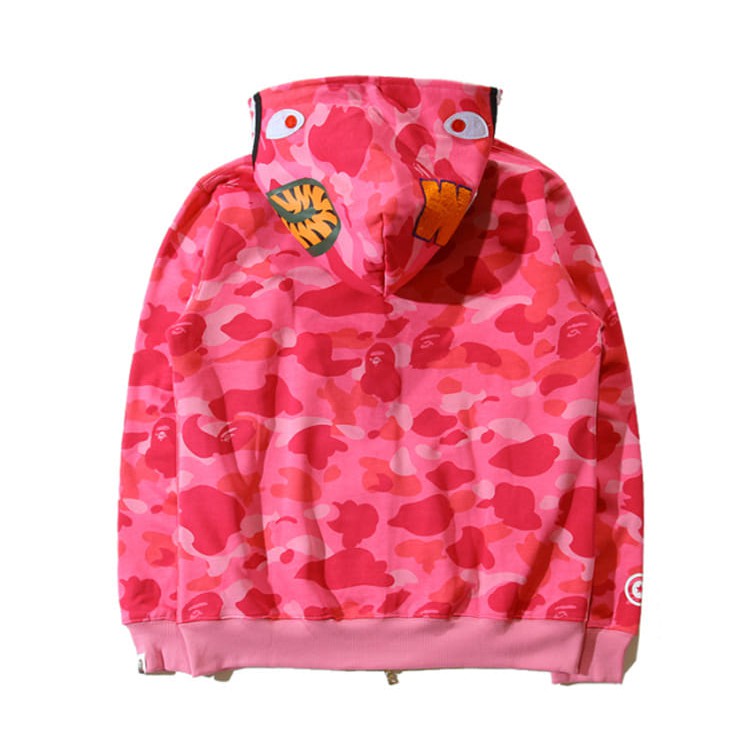 Áo khoác Bape camo hồng /jacket bape camo/áo khoác bape hồng 1 màu