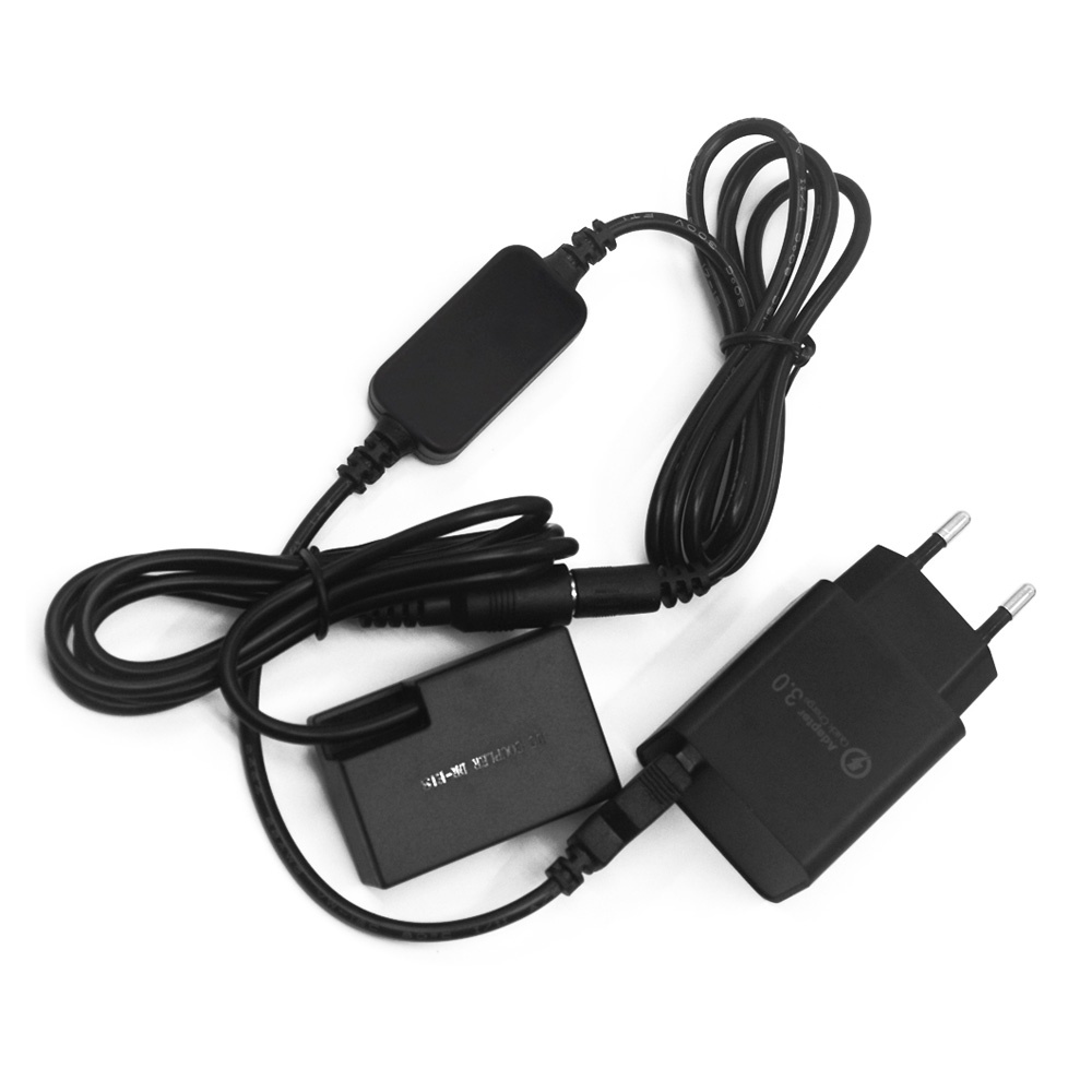 Bộ Dây Cáp Chuyển Đổi Nguồn Và Pin 5V LP-E17 DR-E18 DC Dành Cho Canon EOS 77D 200D 250D 750D 760D 800D 850D 8000D 9000D RP