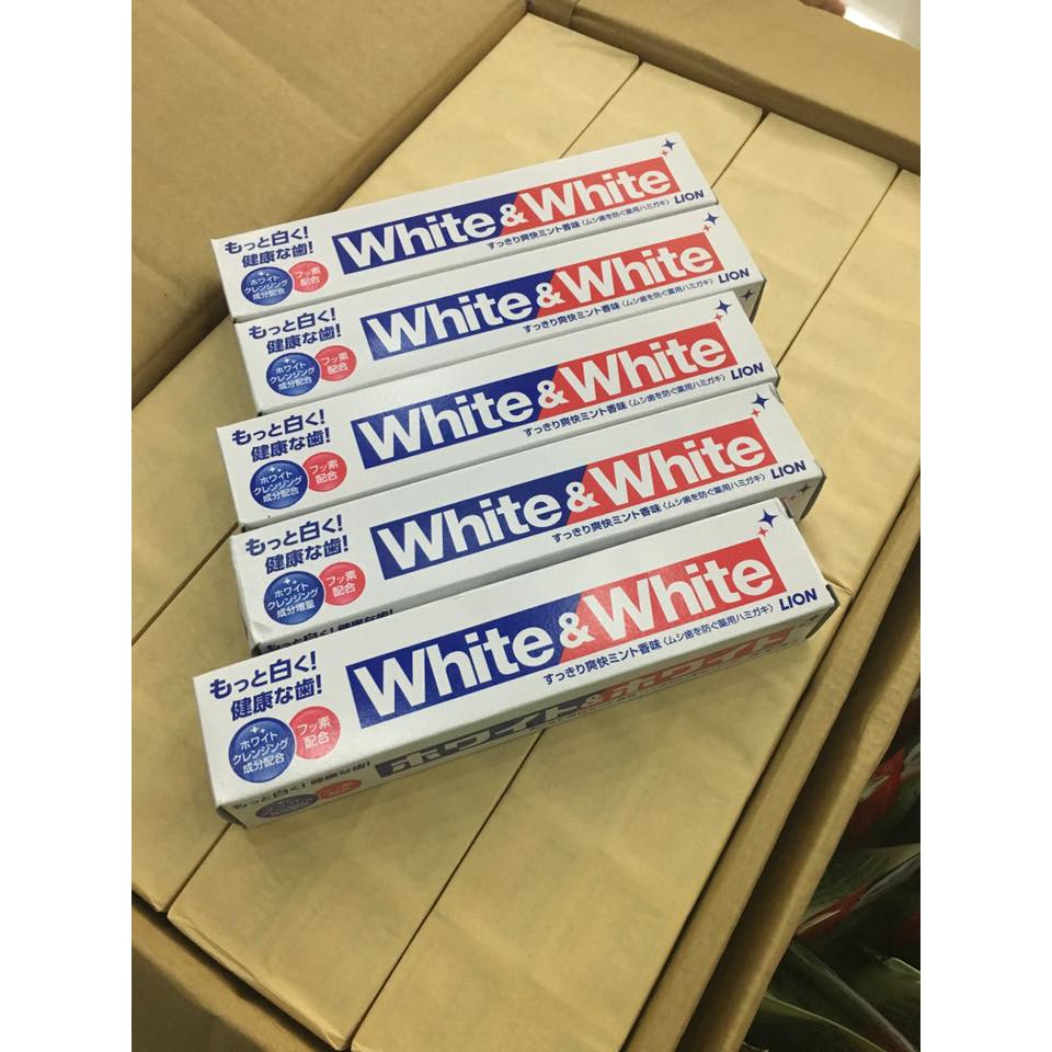 Kem Đánh Răng White &amp; White 150g Nhật Bản