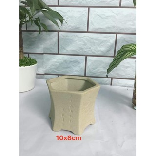 Chậu sứ lục giác