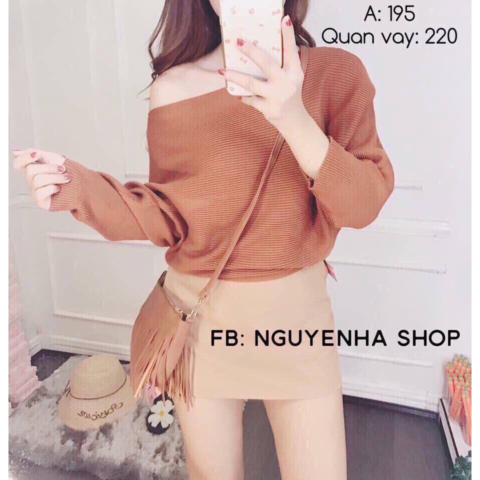 Áo len cánh dơi cực mịn ảnh thật 💋 freeship💋 hàng Qc