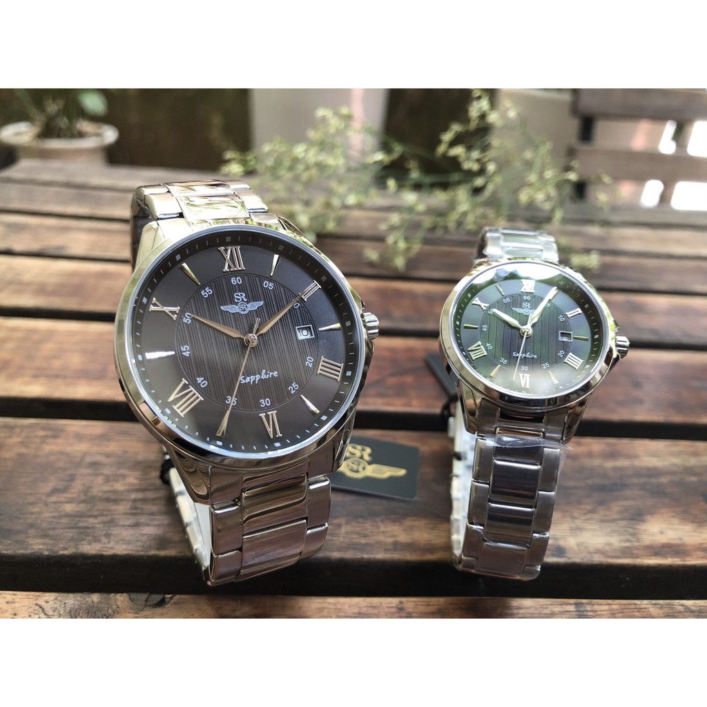 Đồng hồ nam nữ SRWATCH SL3006.1101CV &amp; SG3006.1101CV Mặt Kính Sapphire Chống Trầy Ch