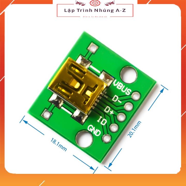 [Lập Trình Nhúng A-Z][156] Đế Chuyển Adapter Mini USB to Dip