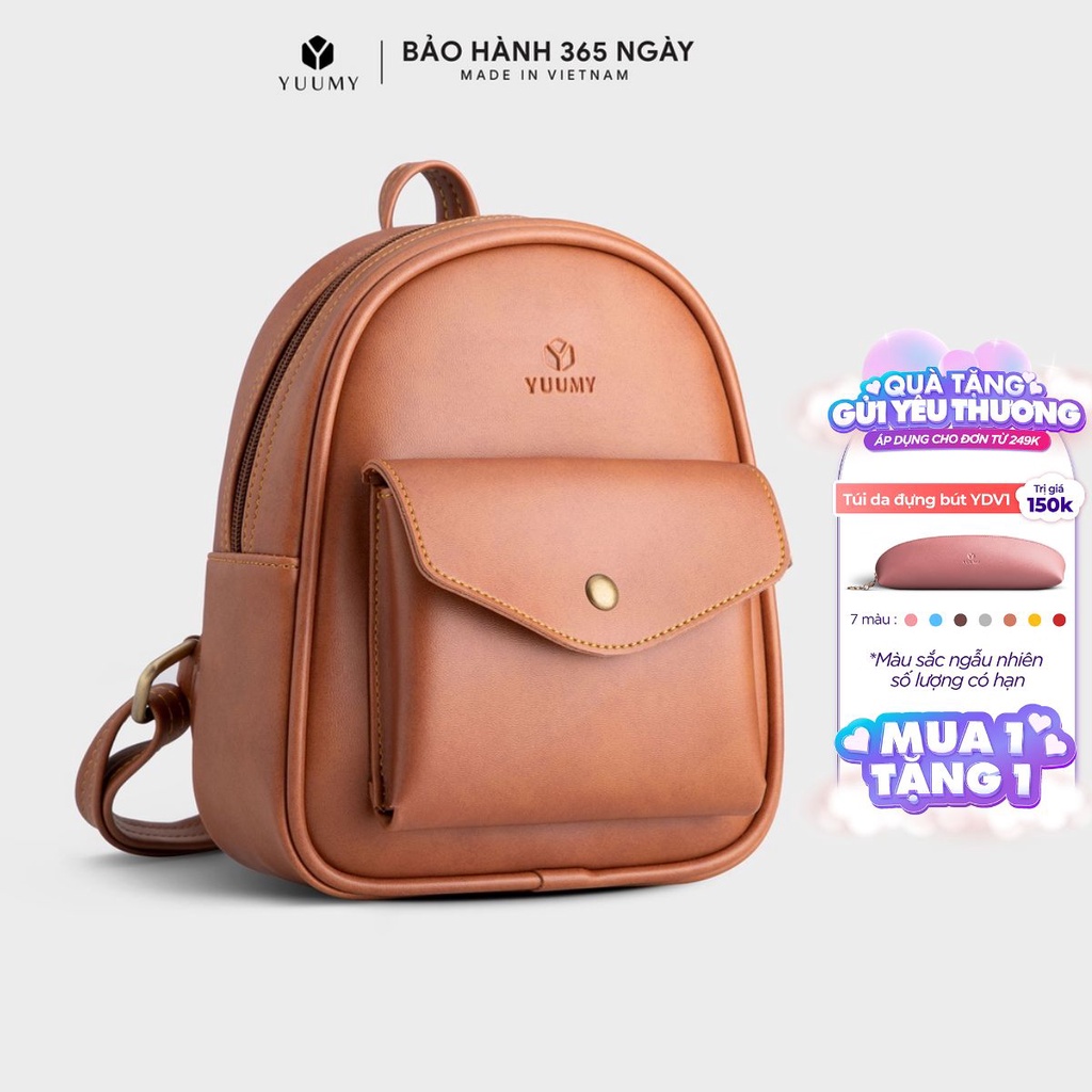 Balo nữ mini da trơn YUUMY Mellow YBA42