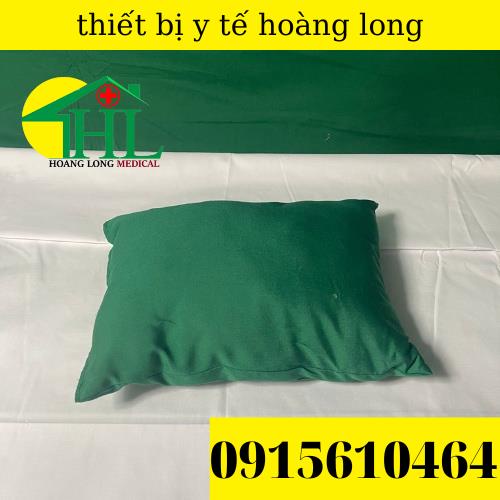 Gối kê tay khám bệnh, lấy máu xét nghiệm bệnh nhân màu xanh , màu trắng