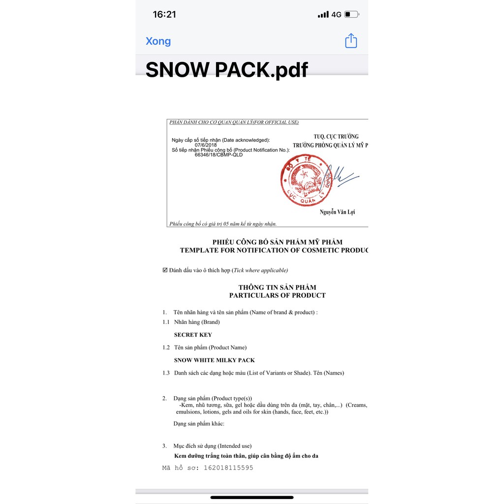 [Cam Kết Chuẩn Auth] Kem Tắm Trắng Secret Key Snow White Milky Pack | BigBuy360 - bigbuy360.vn
