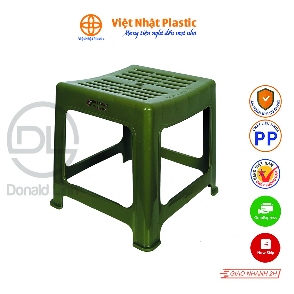 Ghế đẩu trung trà chanh Việt Nhật Plastic 2055-1