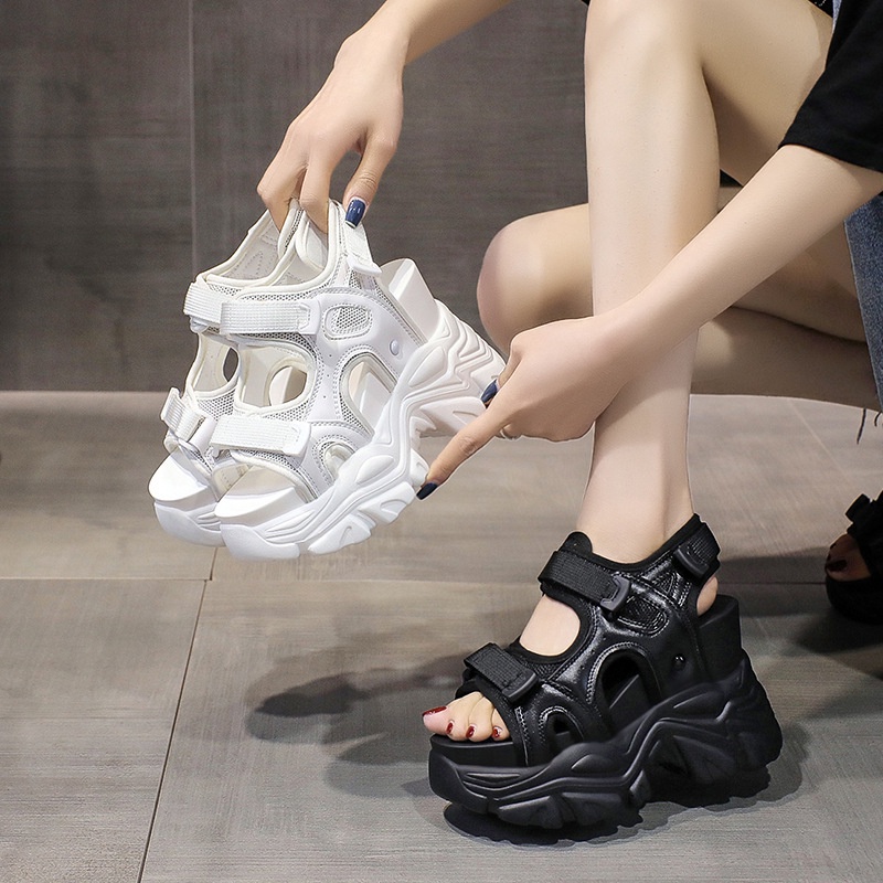 Sandal Đế Xuồng Dày Dặn Phong Cách Hàn Quốc Thời Trang Mùa Hè 2022 Mới Cho Nữ