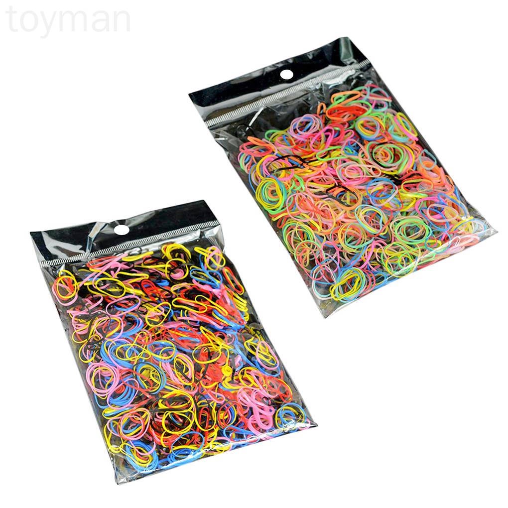 Bộ 1000 Dây Thun Buộc Tóc Bằng Tpu Co Giãn Dùng Một Lần Cho Bé Gái