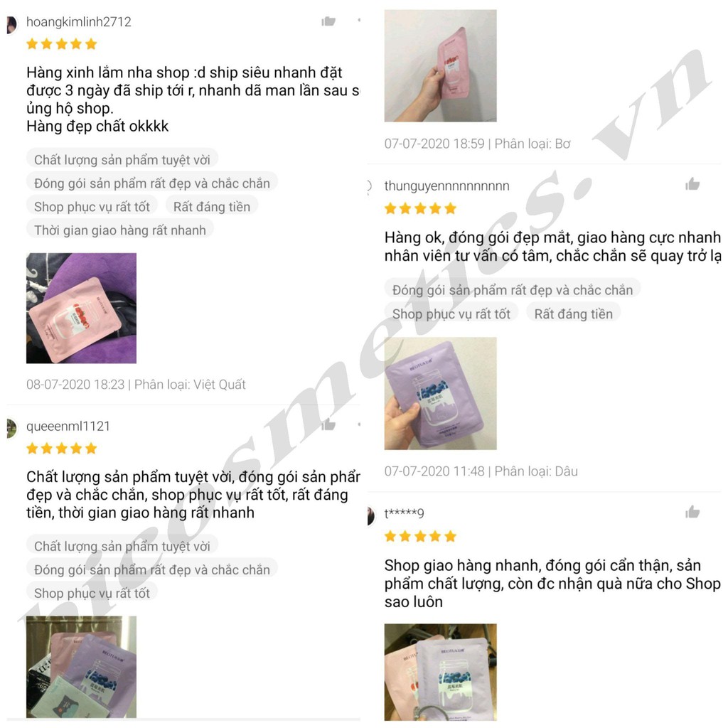 Mặt Nạ💚💚{FREESHIP}💚💚 Mặt Nạ Sữa Tươi Trái Cây Chính Hãng Beotua [Mat Na] | Thế Giới Skin Care