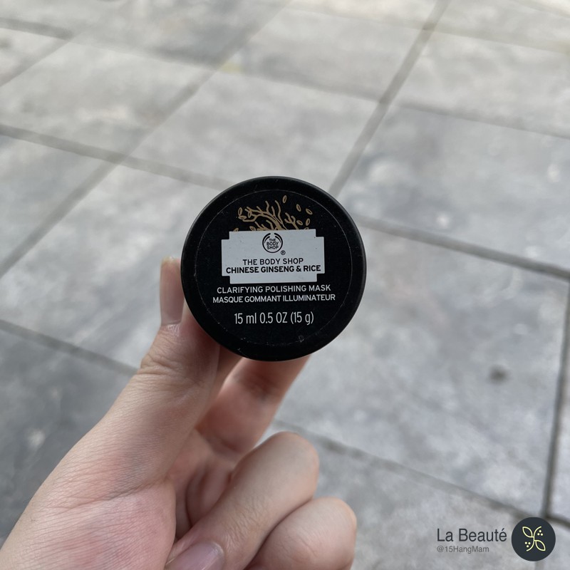 Mặt Nạ Tẩy Da Chết Làm Sáng Da - The Body Shop Chinese Ginseng & Rice Clarifying Polishing Mask [75ml/15ml]