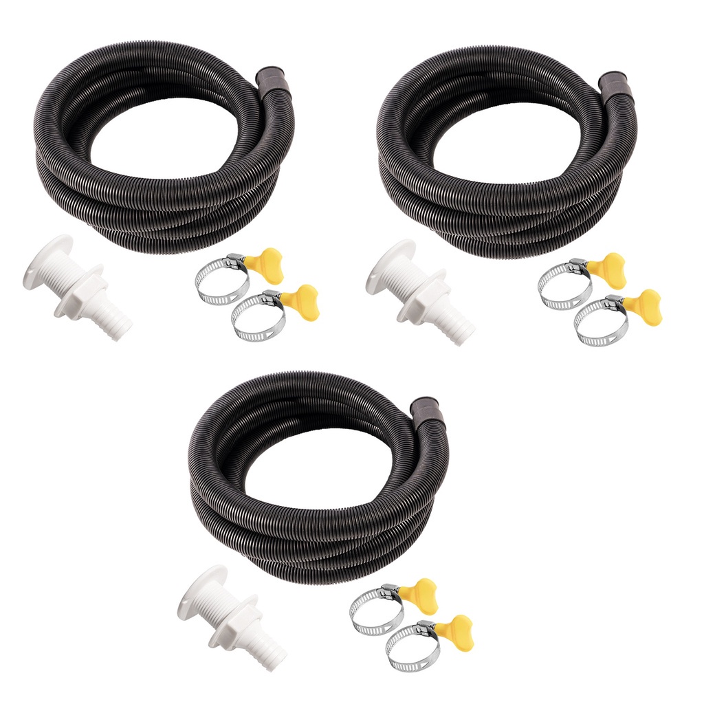 Bộ 3 Ống Bơm Bilge 3 / 4-inch Linh Hoạt Có Kẹp