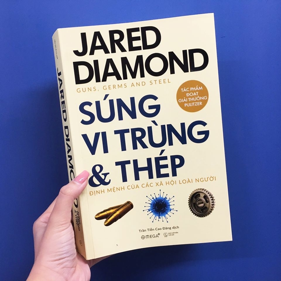 Sách - Súng, Vi Trùng Và Thép - Jared Diamond (Bìa mềm) Kèm Bookmark