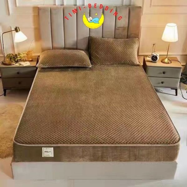 Ga gối nỉ nhung – Ga nỉ nhung thương hiệu, cao cấp mẫu mới 2021 - Timibedding