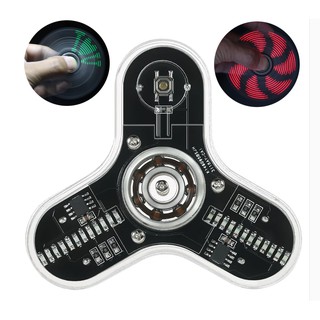 Con Quay Đồ Chơi Fidget Spinner Led Điện Tử Diy