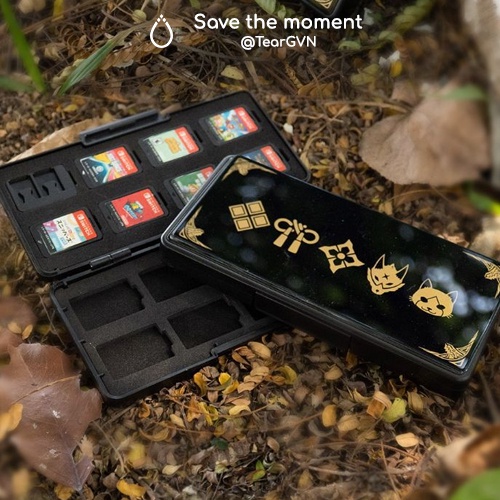 Hộp đựng Game Card họa tiết Monster Hunter Rise (IINE) cho Nintendo Switch