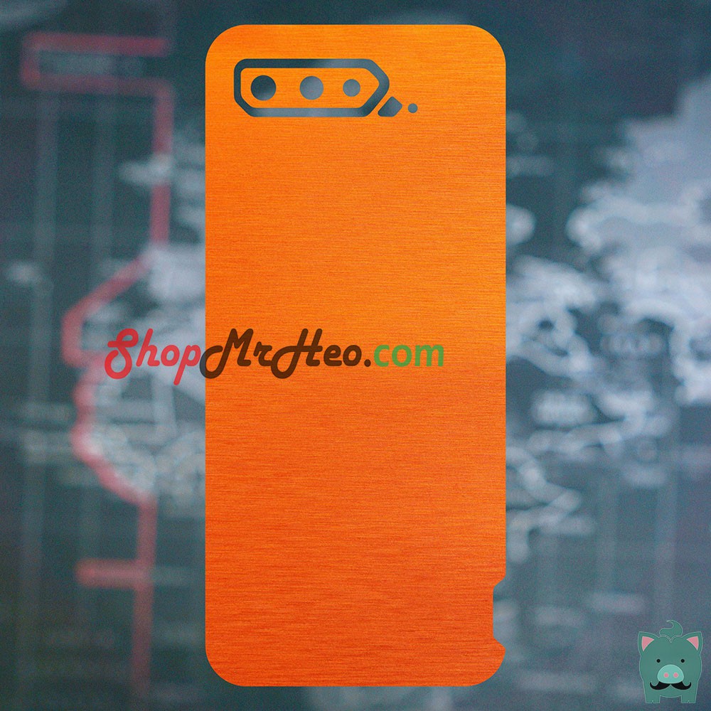 Skin Dán Mặt Sau Lưng Vân Nhôm ASUS ROG Phone 3 - ROG Phone 5