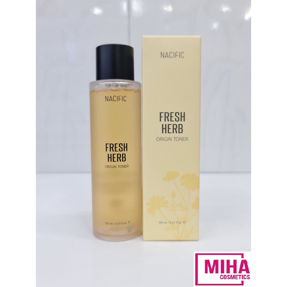 Nước Cân Bằng Làm Dịu Da Nhạy Cảm Kích Ứng Nacific Fresh Herb Origin Toner 150ml Hàn Quốc