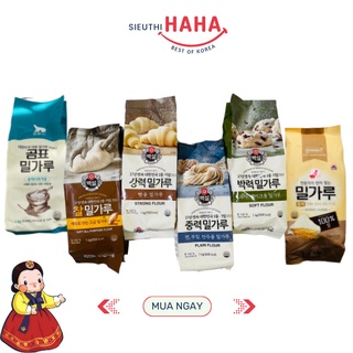 Bột mì Hàn Quốc đủ loại siêu ngon KOREAN WHEAT FLOUR 1kg CJ BEKSUL GOMPYO