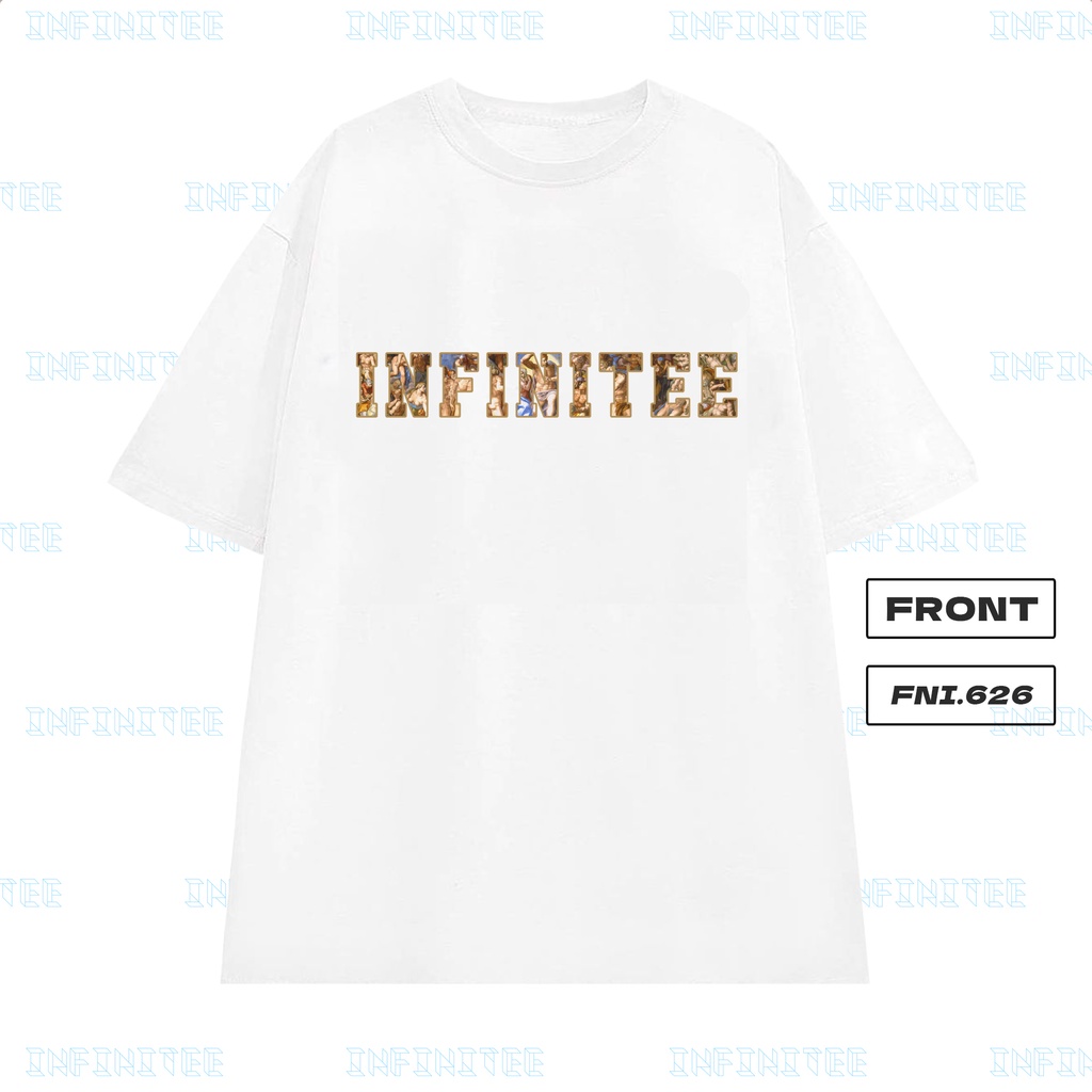 Áo thun INFINITEE Fni0626, Thun 100% Cotton - form rộng Unisex.