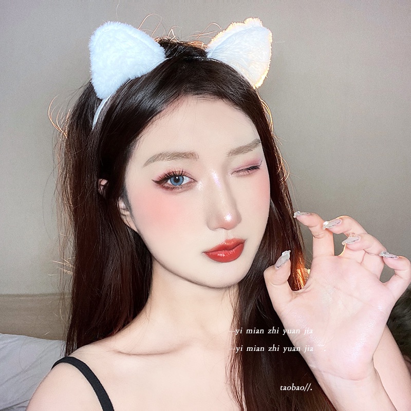 Băng đô tai mèo dễ thương phong cách Nhật Bản