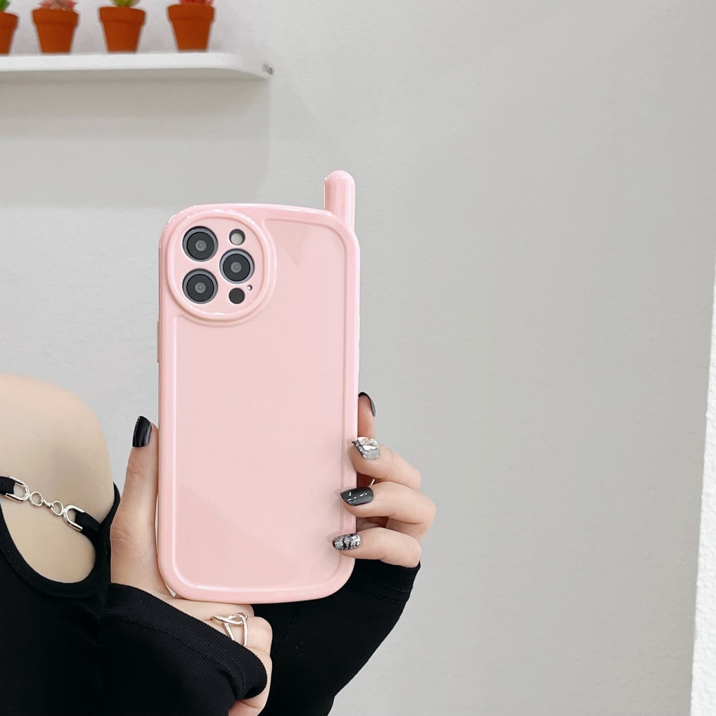 Ốp Điện Thoại Chống Sốc Kiểu Dáng Đơn Giản Phong Cách Retro Thời Trang