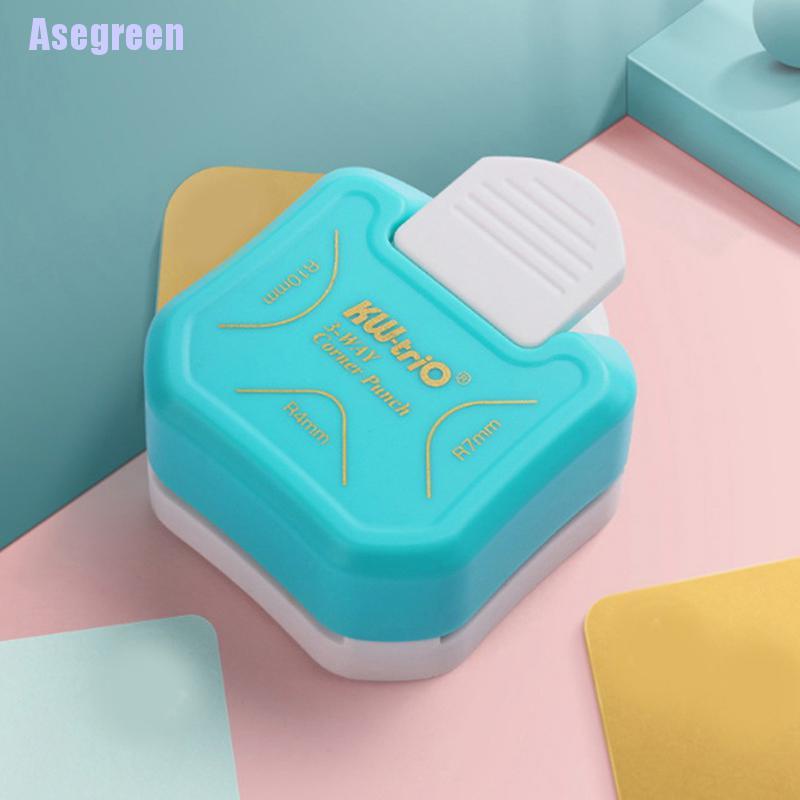 Dụng cụ bấm góc giấy tròn thủ công 3 trong 1 tiện lợi