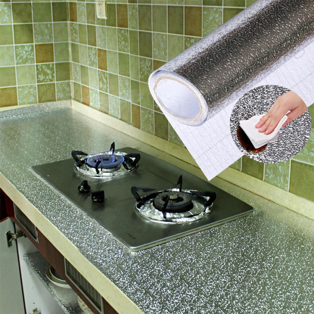 Giấy bạc dán bếp 3mx0.6m cách nhiệt chống thấm