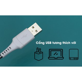 Cáp Type C 1m Mbest DS462G-WB Xám ( Likenew )