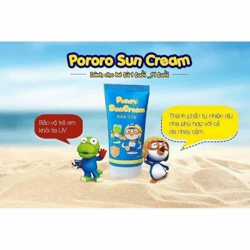 Kem chống nắng Pororo Sun Cream KOREA cho bé 50ml