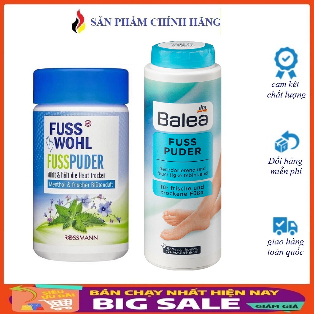Bột khử mùi hôi chân Balea, hôi giày Balea – Fuss Wohl 100g
