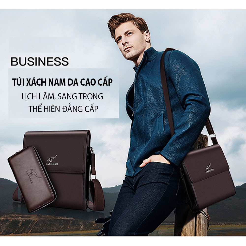 Túi đeo chéo nam da cao cấp Kangaroo - RiBi Shop | BigBuy360 - bigbuy360.vn