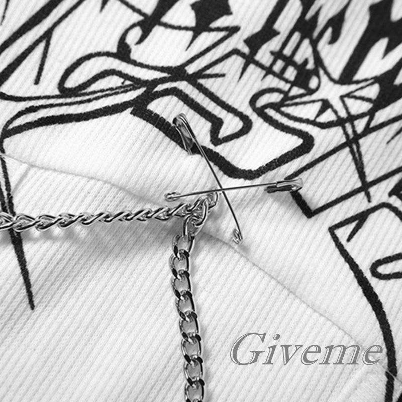 Áo Thun Nữ Ngắn Tay Cổ Tròn Thiết Kế Độc Đáo