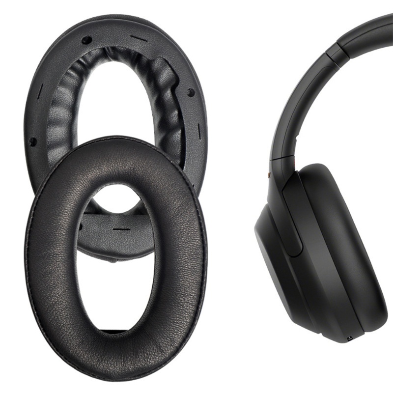 Đệm Xốp Da PU Chống Ồn Cho Tai Nghe Sony WH-1000XM4