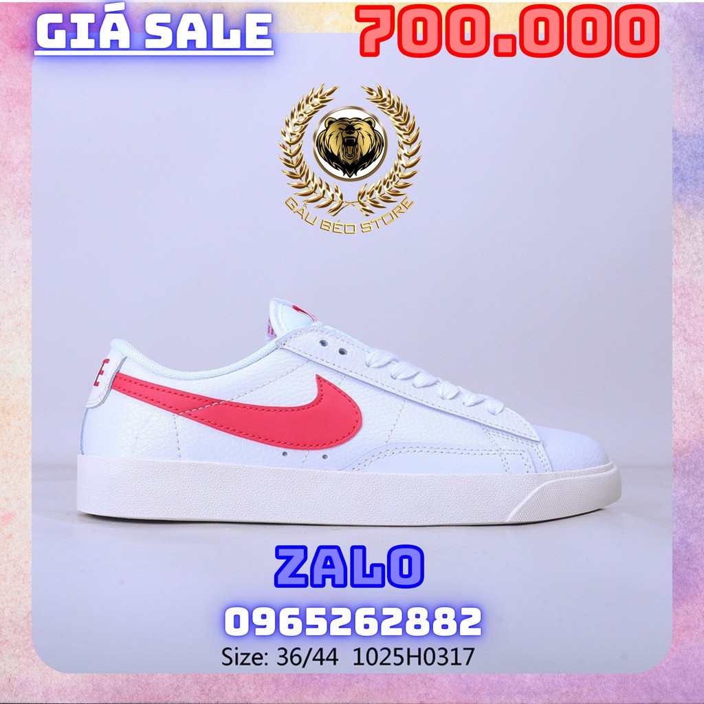 Order 1-2 Tuần + Freeship Giày Outlet Store Sneaker _Nike Blazer Premium Leather Low MSP:  gaubeaostore.shop