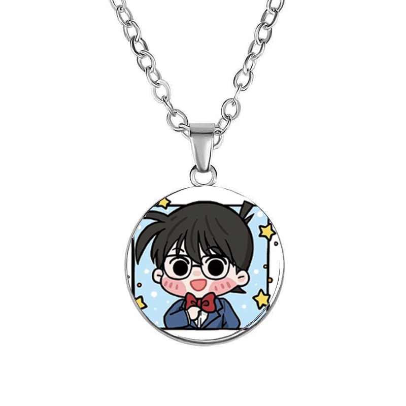 Vòng cổ in hình nhân vật CONAN KAITO KID Thám tử lừng danh anime chibi xinh xắn quà tặng độc đáo
