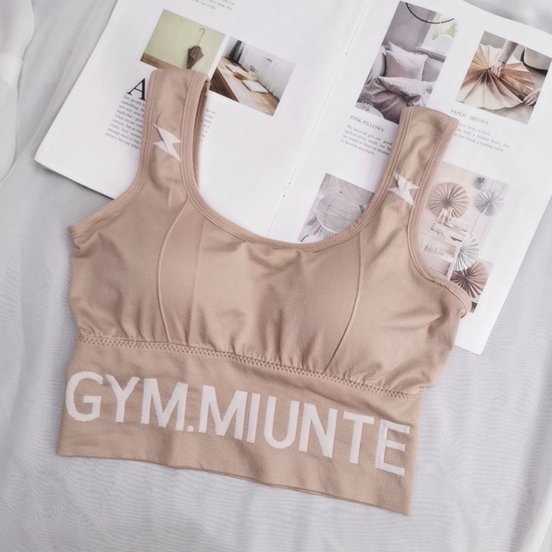 Áo Ngực Áo Bra Áo tập Gym Áo Thể Thao Có Mút Nâng Ngực tháo Rời Được