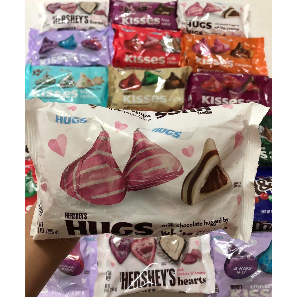 ￼Sô cô la Hershey's Kisses Phiên Bản Valentine Mỹ [ NHIỀU VỊ]