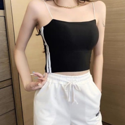 Áo Bra Dây Bún Đúc Su Kẻ Sọc Chất Mát Siêu Đẹp Hot Trend 2022