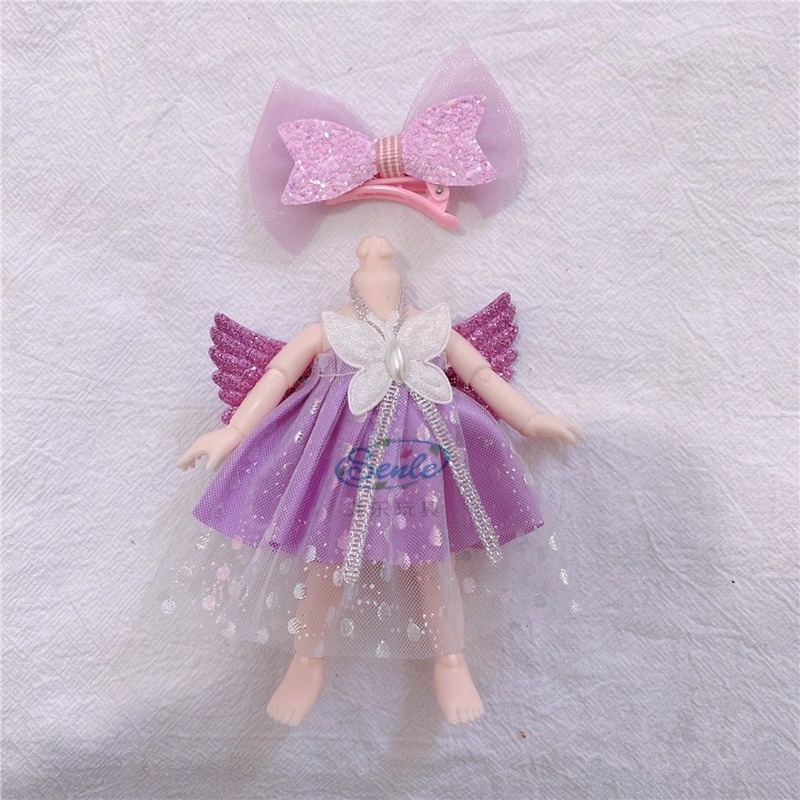 Bộ Quần Áo Thời Trang Cho Búp Bê 16cm Mới