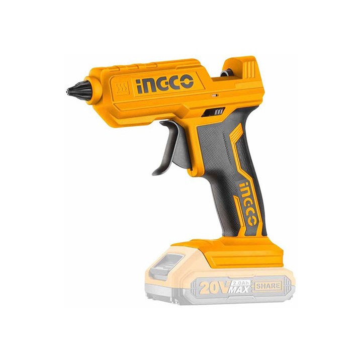 Súng bắn keo dùng pin Lithium 20V CGGLI2001 Ingoco ( chưa bao gồm pin & sạc )