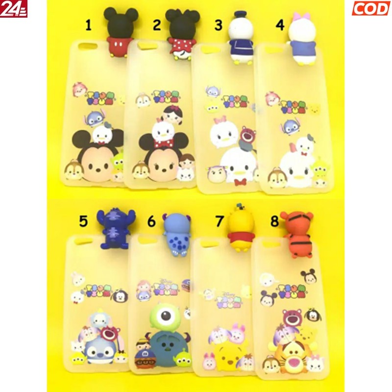 Ốp Điện Thoại Mềm Hình Tsum Tsum Peek Phát Sáng Cho Samsung J2 Prime J5 Prime J7 Prime J3 Pro J5 Pro J7 Pro