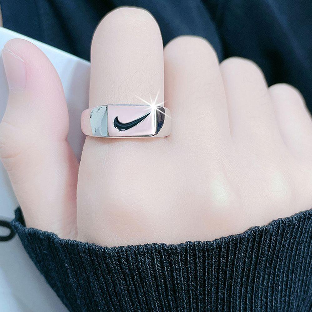 MXGOODS Nhẫn Thép Không Gỉ Có Thể Điều Chỉnh Kích Cỡ Thời Trang Hàn Quốc Dành Cho Cặp Đôi