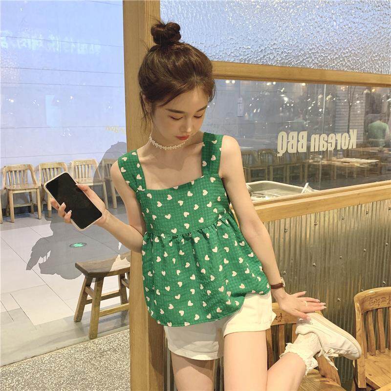 Áo croptop IELGY không tay cá tính cho nữ