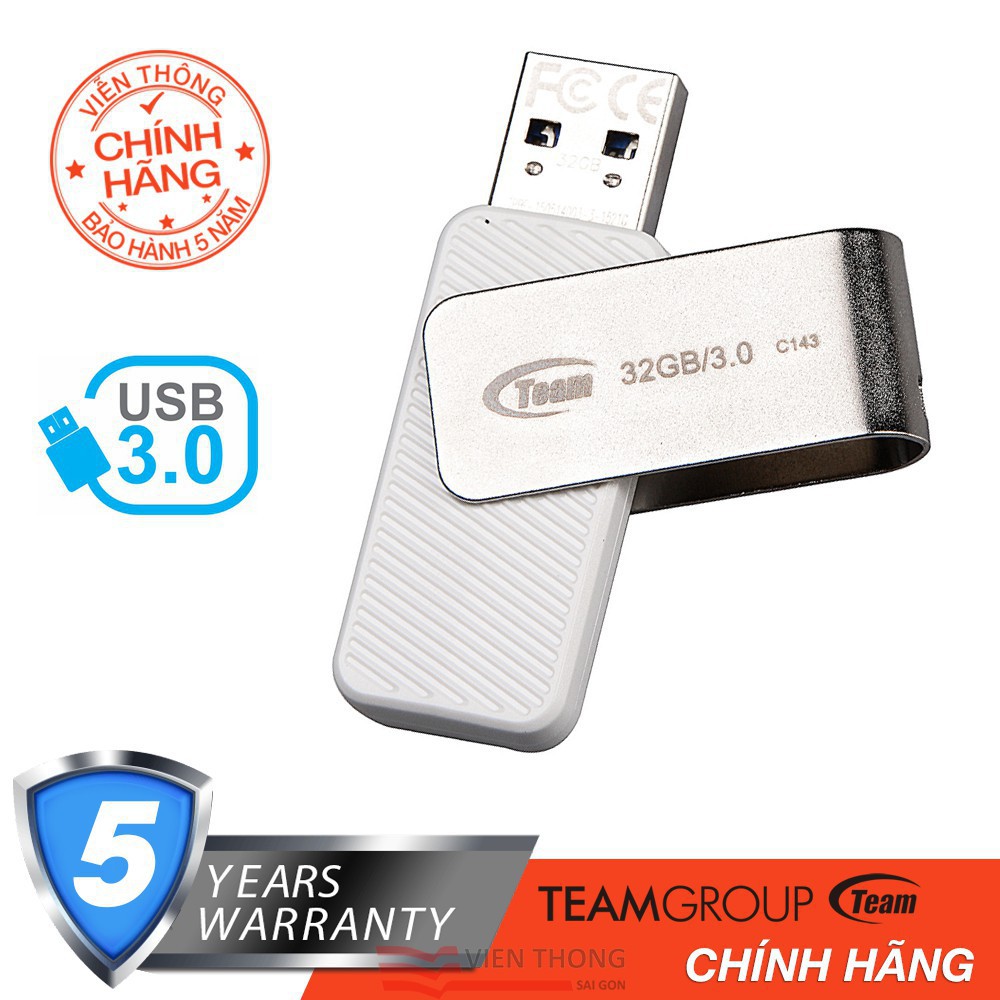 USB Team Group INC C143 32Gb / USB 3.0 - Hãng Phân Phối Chính Thức